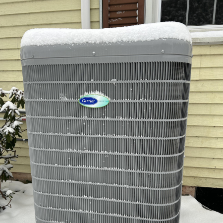 heat pump in winter