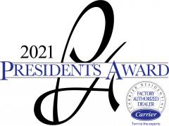 2021 presidents award logo